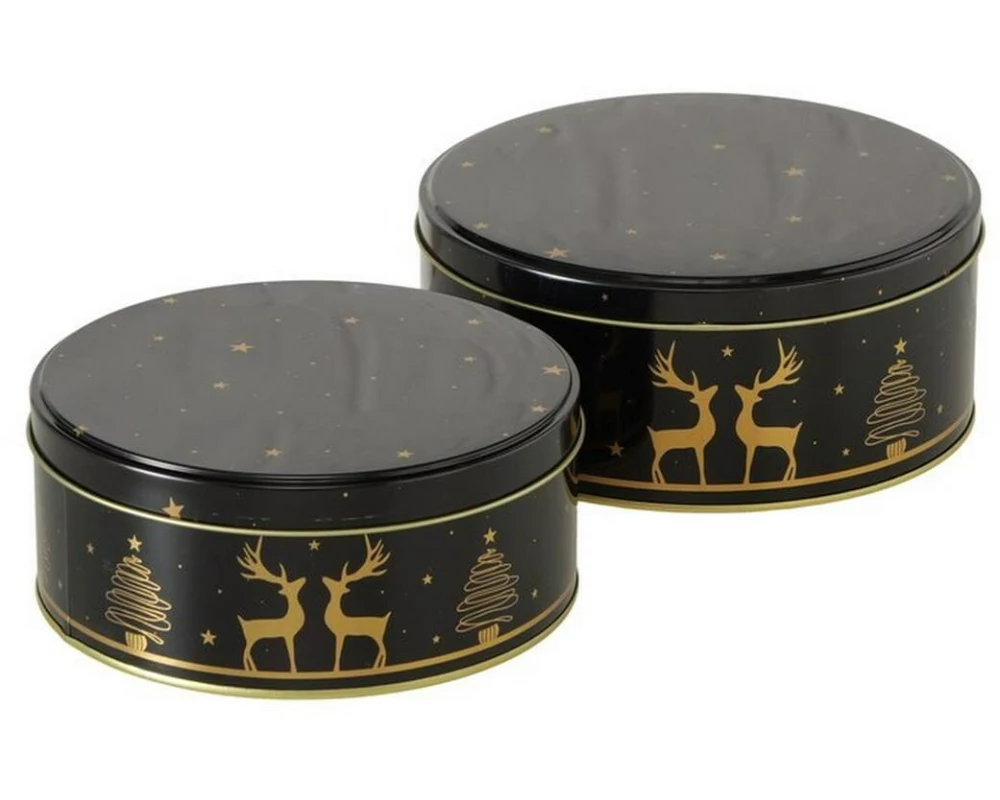 Boltze Guetzli-Dose Cervo 2-teiliges Set
