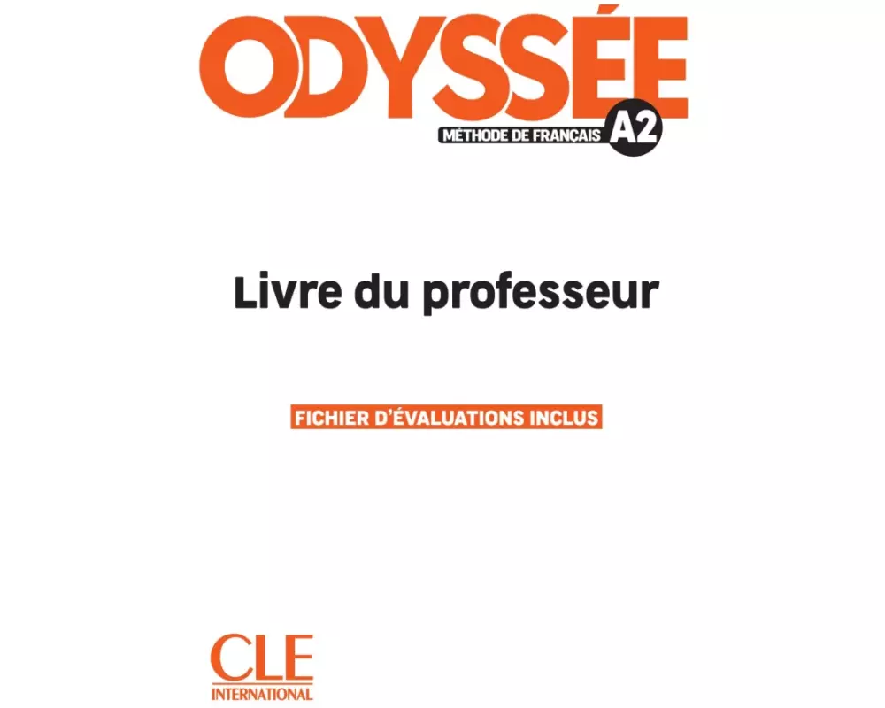 Odyssée A2. Livre du professeur
