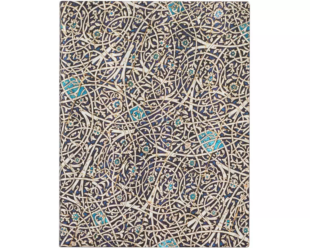 Granada Turquoise Ultra Unlined Softcover Journal, 176pg, 100GSM by Paperblanks (Moorish Mosaic)