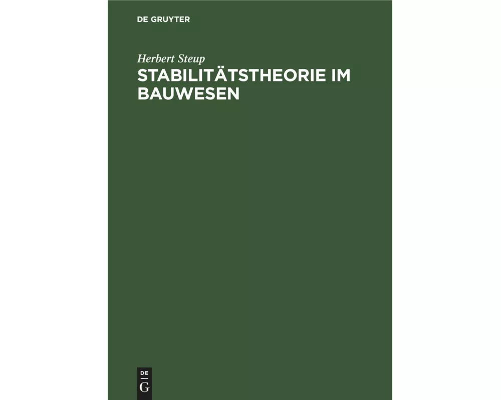 Stabilittstheorie im Bauwesen