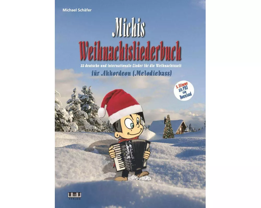 Michis Weihnachtsliederbuch für Akkordeon (Melodiebass)