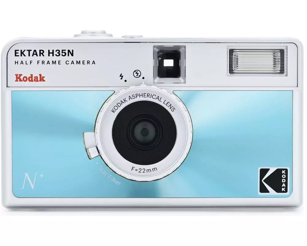 Kodak Analogkamera EKTAR H35N Blau