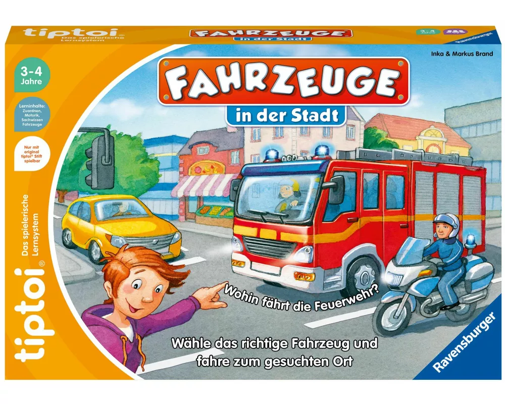 tiptoi Fahrzeuge in der Stadt - ab 3 Jahre