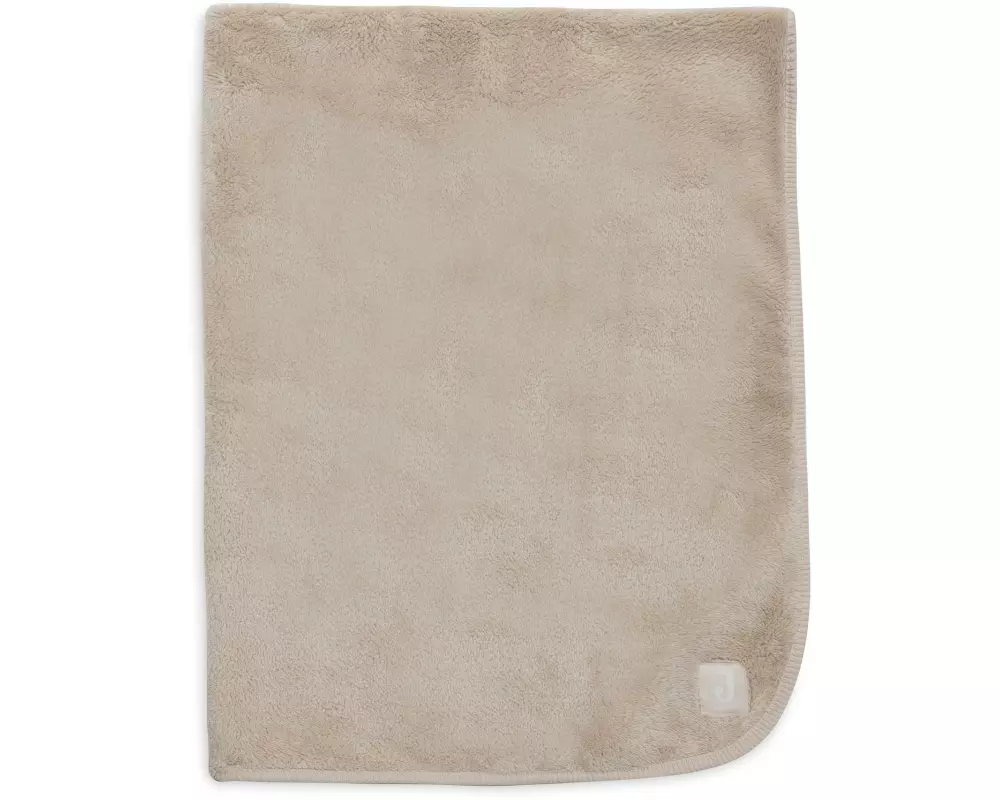 Jollein Kuscheldecke Basic Jersey/Sherpa 75 x 100 cm Sand