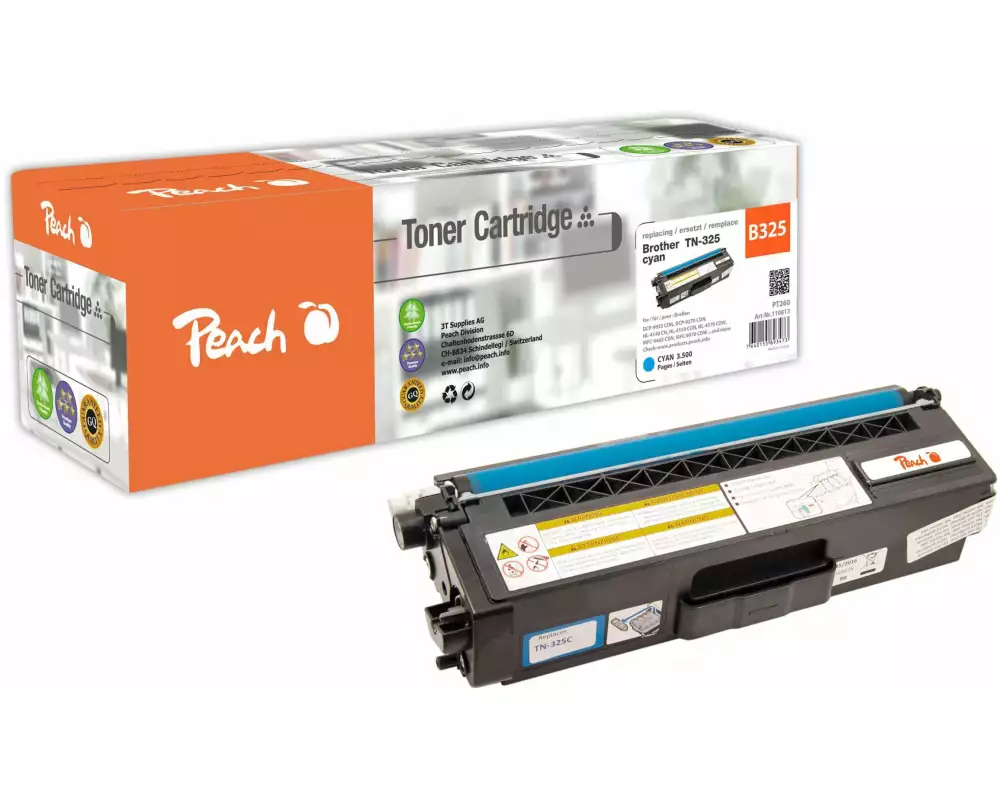 Peach Toner Brother TN-325C Cyan