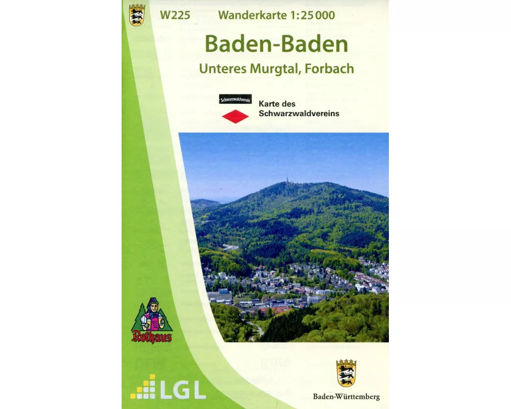 W225 Wanderkarte 1.25 000 Baden-Baden
