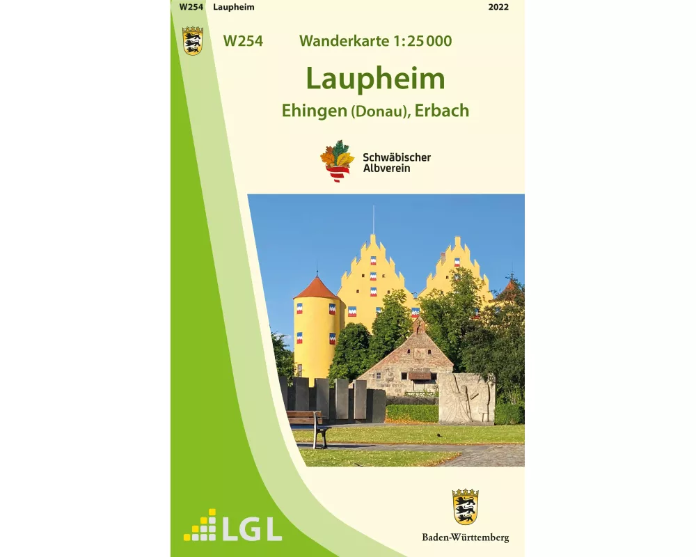W254 Wanderkarte 1:25 000 Laupheim