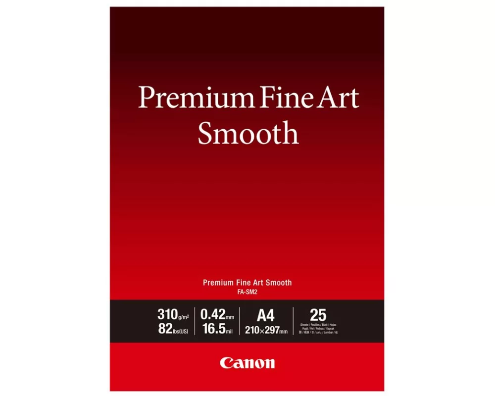 Canon FA-SM2 A4 25Sheets Premium Fine Art Smooth Paper