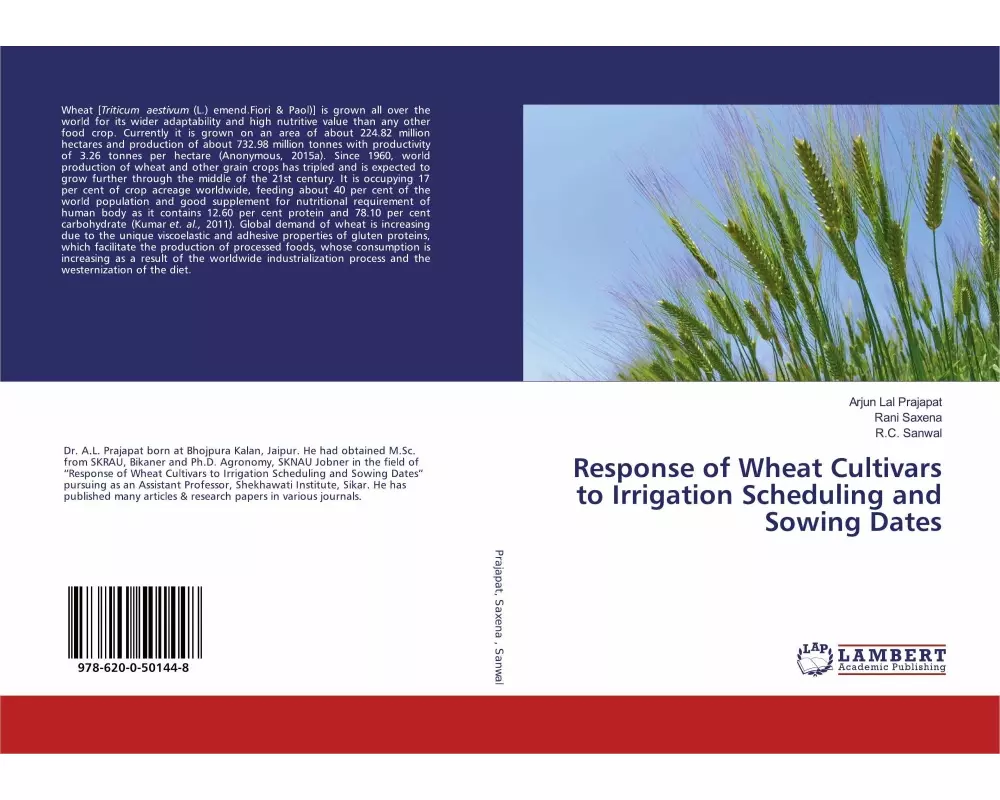Response of Wheat Cultivars to Irrigation Scheduling and Sowing Dates