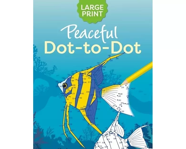 Large Print Peaceful Dot-to-Dot