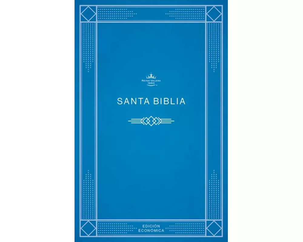 Rvr 1960 Biblia Económica de Evangelismo, Azul Tapa Rústica