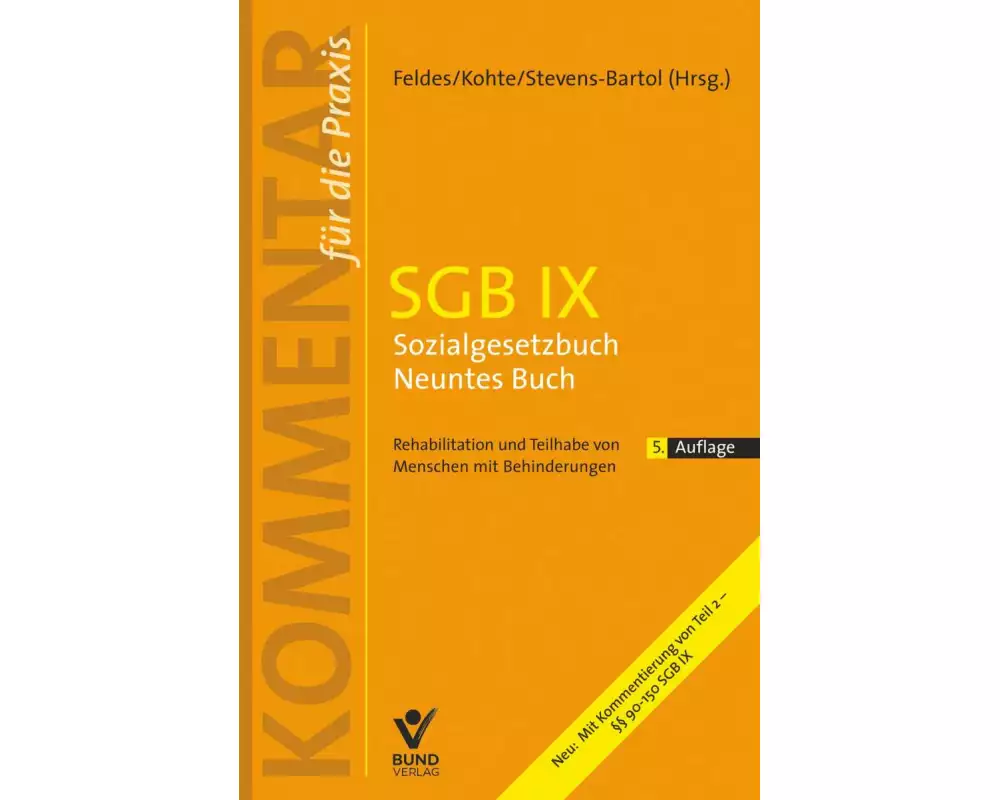 SGB IX Sozialgesetzbuch Neuntes Buch