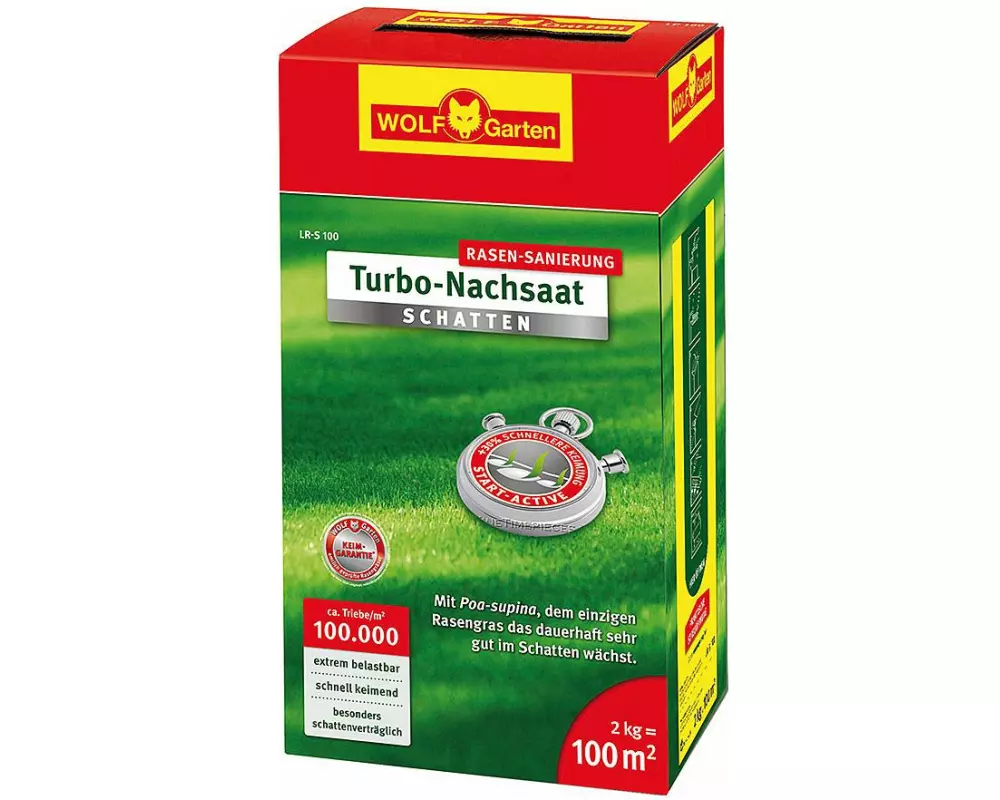 Wolf-Garten "Turbo"-Nachsaat Schatten LR-S 100 100m2