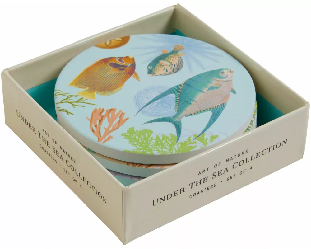 Art of Nature: Under the Sea Coaster Set: Set of 4