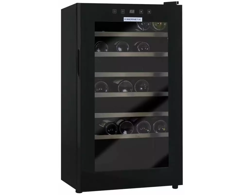 Kibernetik Weinkühlschrank M4801 Schwarz, Rechts