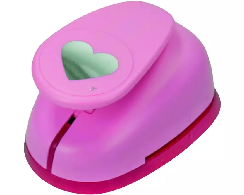 efco Herz 3XL Kunststoff Metall Pink 7.5 cm