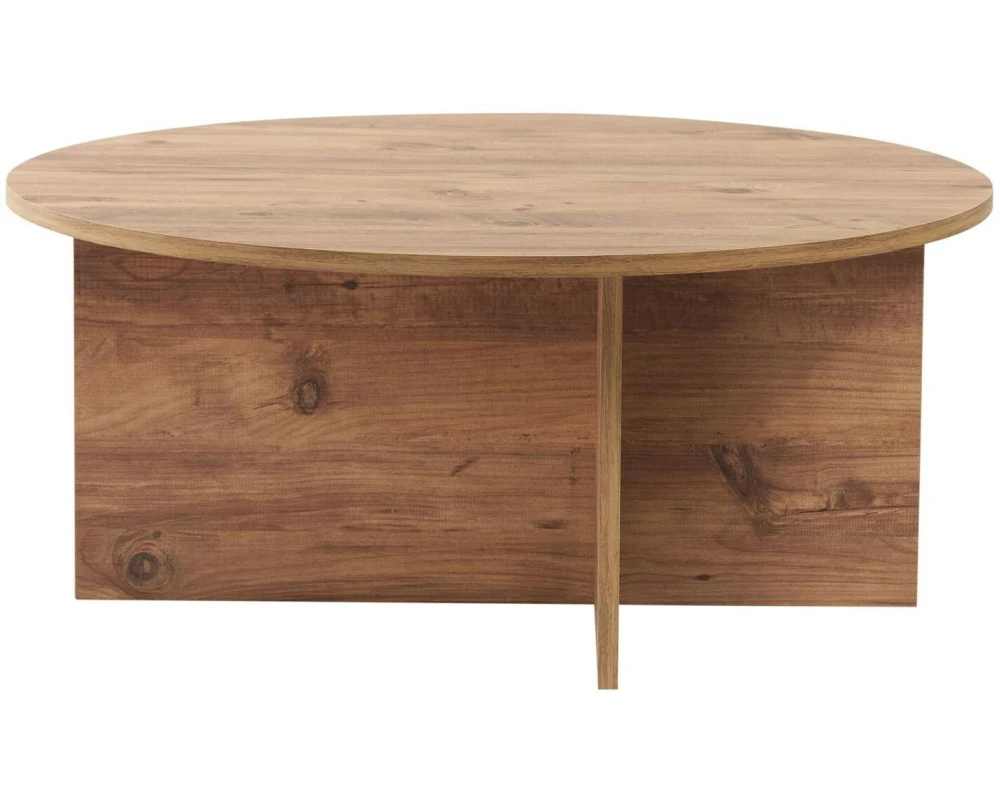 Woody Fashion Couchtisch Soleil Atlantic Pine 90 x 40 cm, Braun