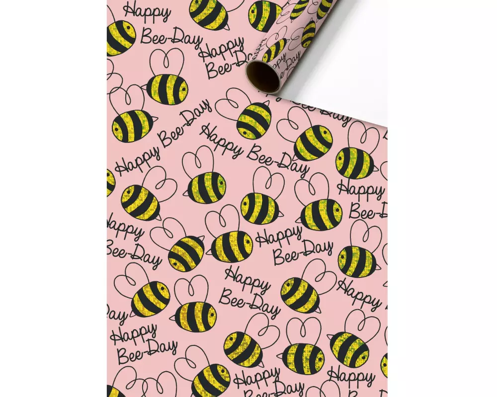 Stewo Geschenkpapier Bee 76 g/m², Mehrfarbig, 70 cm x 1.5 m