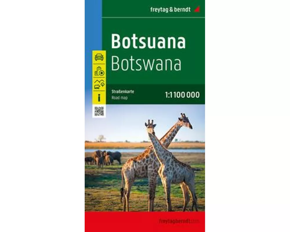 freytag & berndt Straßenkarte Botsuana 1:1,1 Mio
