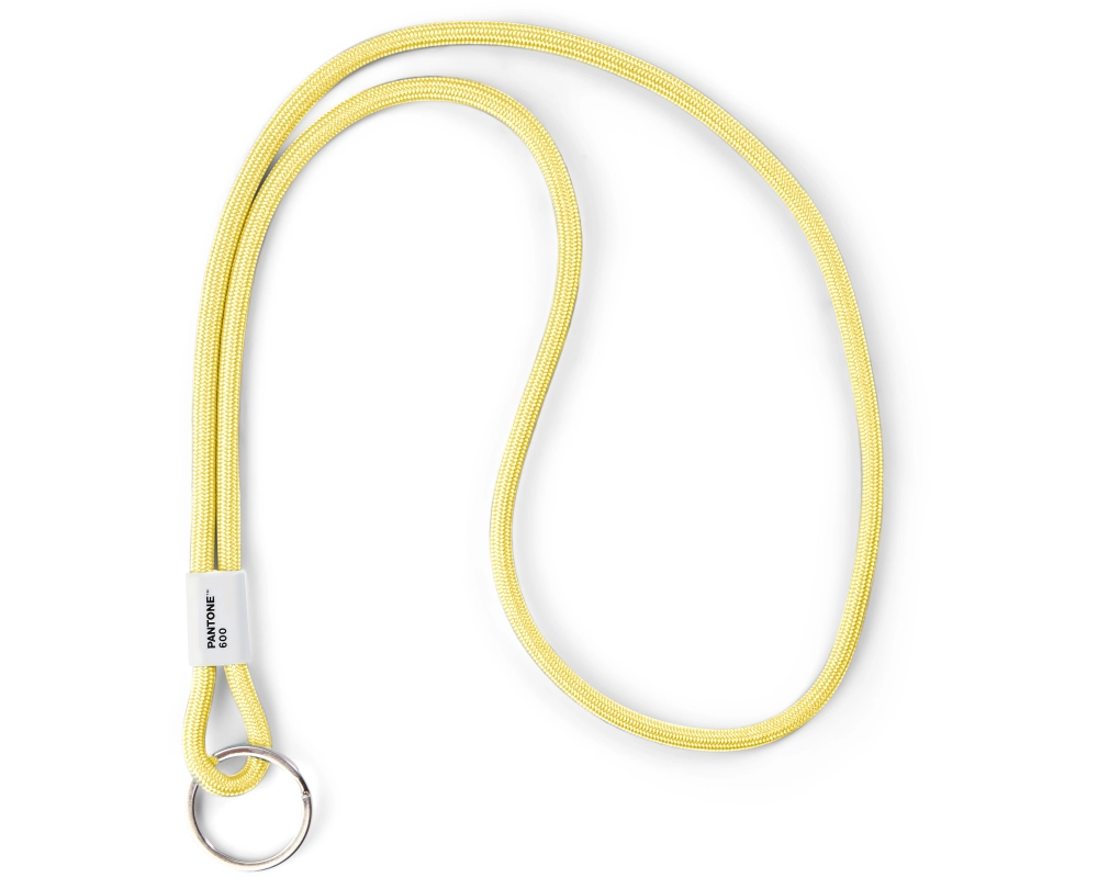 Pantone by Copenhagen Design Key Chain Lang Nylon Hellgelb 48 cm