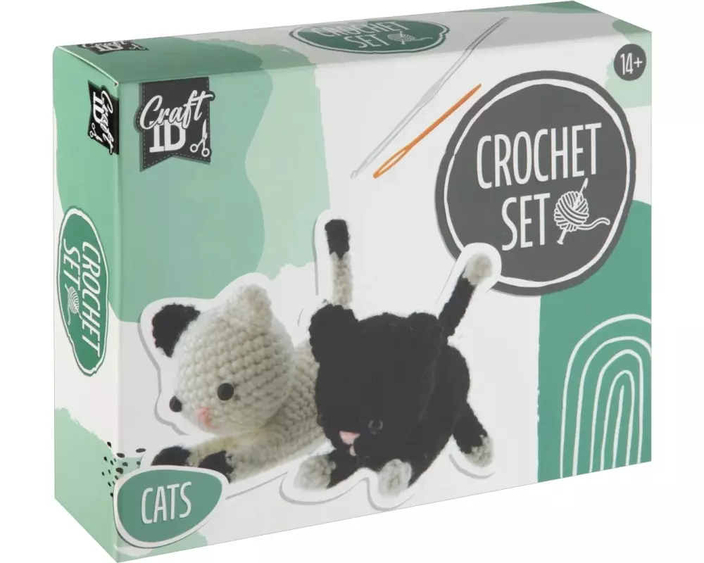Basteln Häkelset Katzen Mehrfarbig