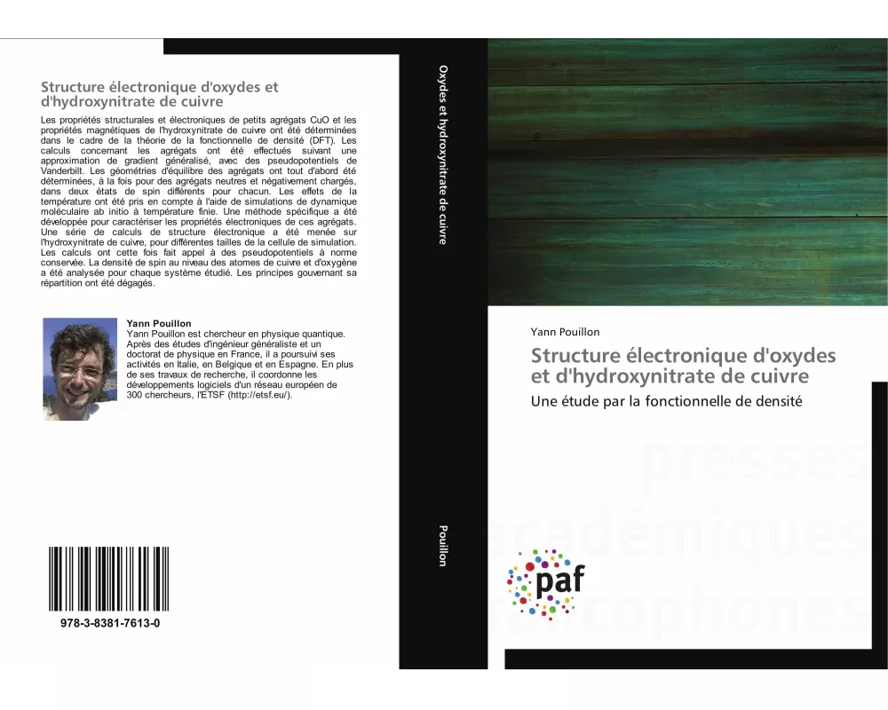 Structure électronique d'oxydes et d'hydroxynitrate de cuivre