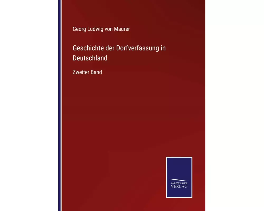 Geschichte der Dorfverfassung in Deutschland