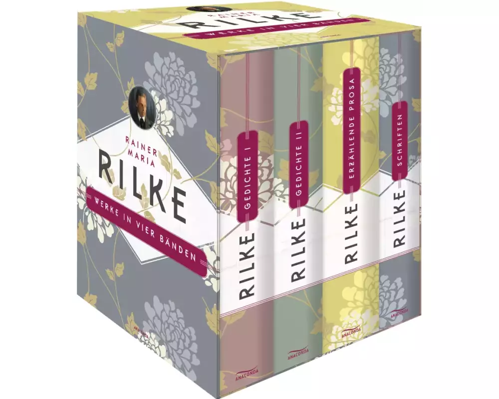 Rainer Maria Rilke, Werke in vier Bänden (Gedichte I - Gedichte II - Erzählende Prosa - Schriften) (4 Bände im Schuber)
