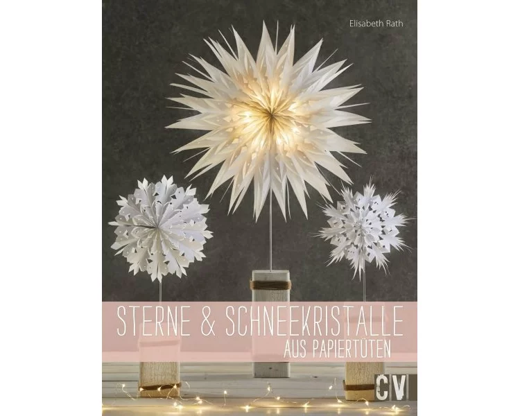 Sterne & Schneekristalle aus Papiertüten