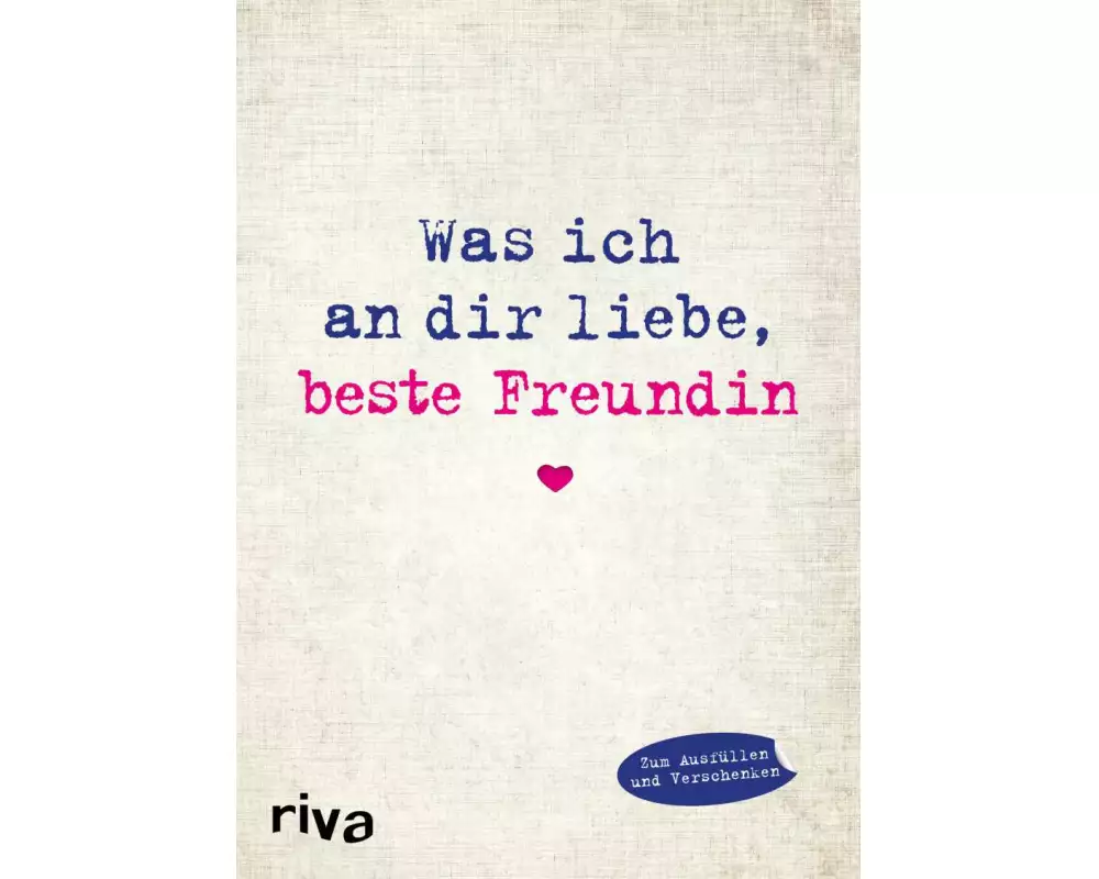 Was ich an dir liebe, beste Freundin