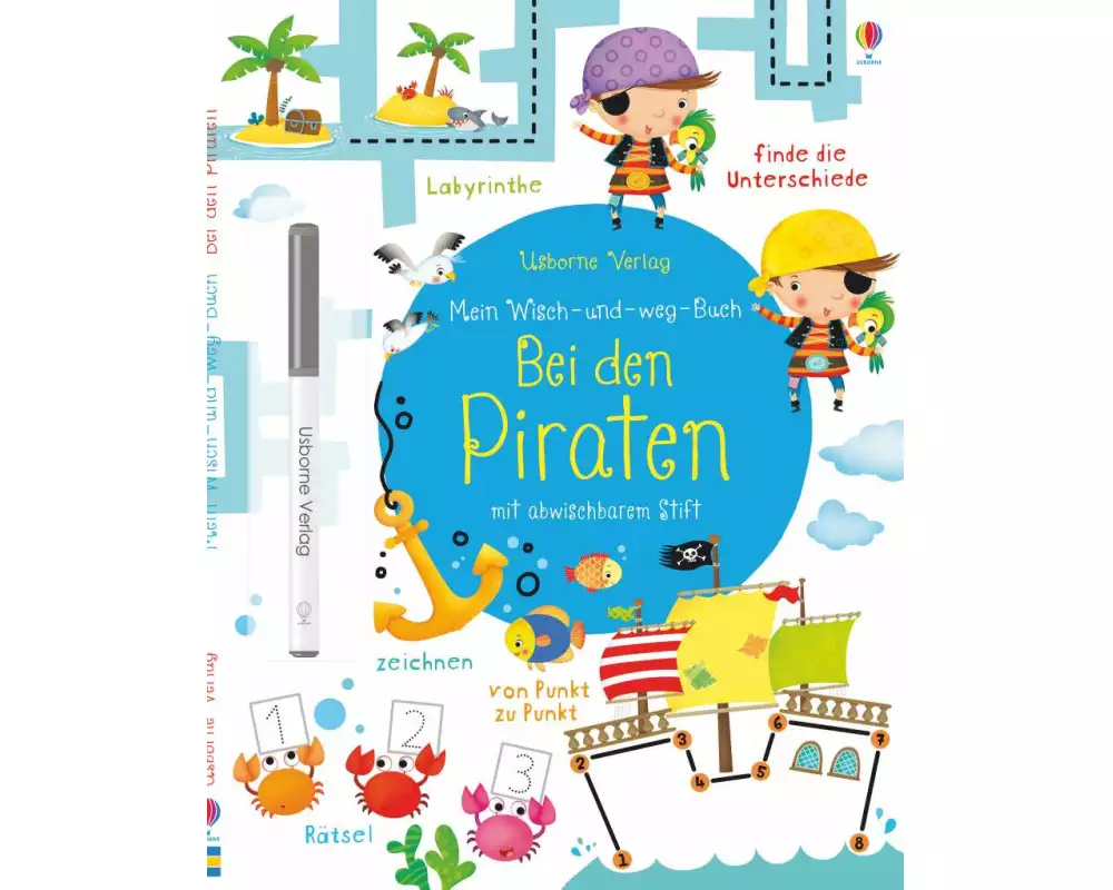 Mein Wisch-und-weg-Buch: Bei den Piraten