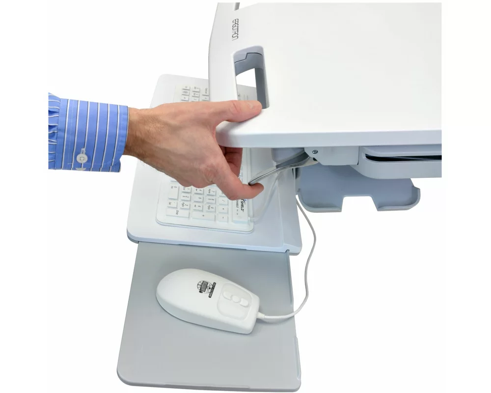 ERGOTRON cart with LCD-Pivot, StyleView, SLA powered 6 drawer, 24 inch, adjustable 68,6cm