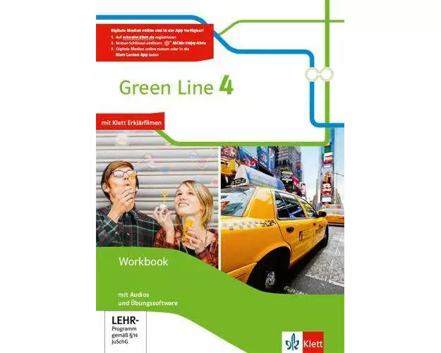 Green Line 4. Workbook mit Audios und Übungssoftware Klasse 8
