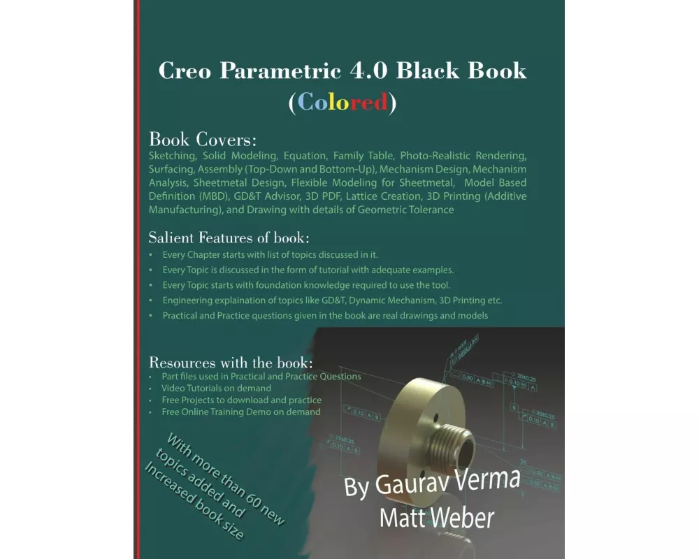Creo Parametric 4.0 Black Book (Colored)