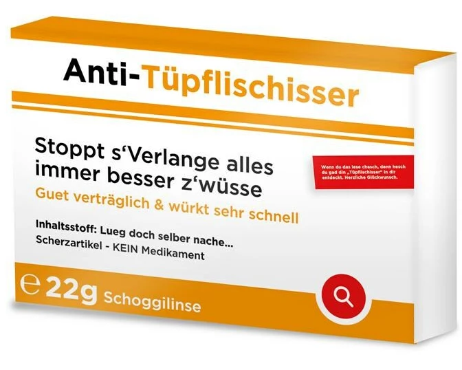 Trend Import Scherztabletten Anti Tüpflischisser-Pille 22 g