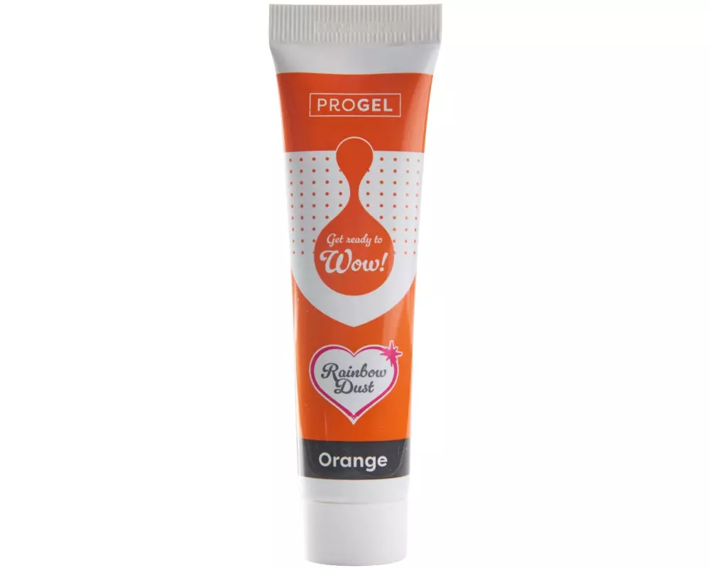 Rainbow Dust ProGel Lebensmittelfarbe Orange 25 g