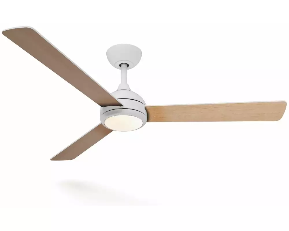 Philips LED-Deckenventilator Civx 24W, Weiss / Hellbraun