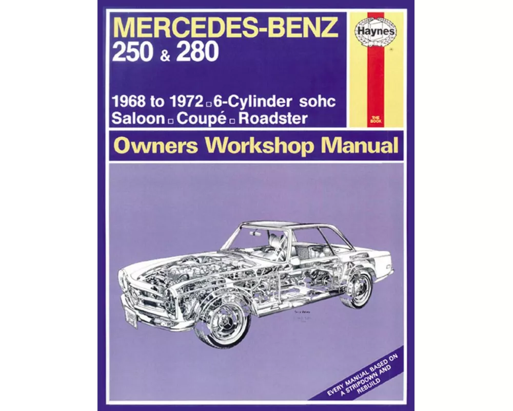 Mercedes-Benz 250 & 280 (68 - 72) Haynes Repair Manual