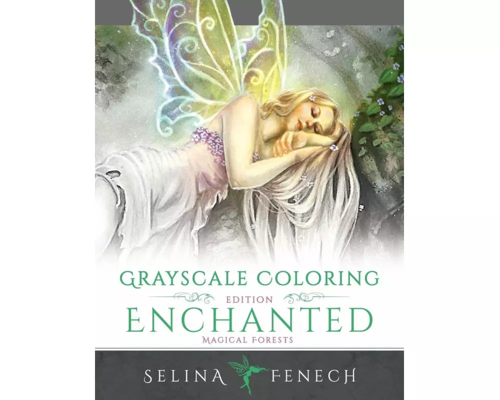 Enchanted Magical Forests - Grayscale Coloring Edition
