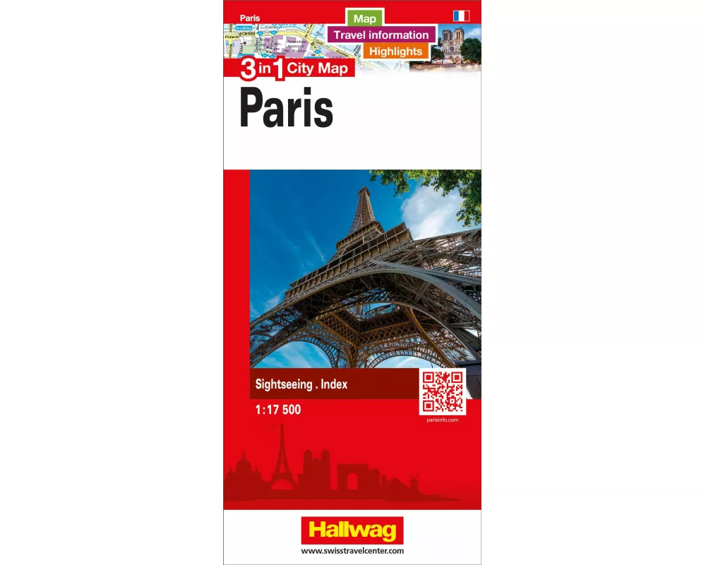 Hallwag Stadtplan Paris