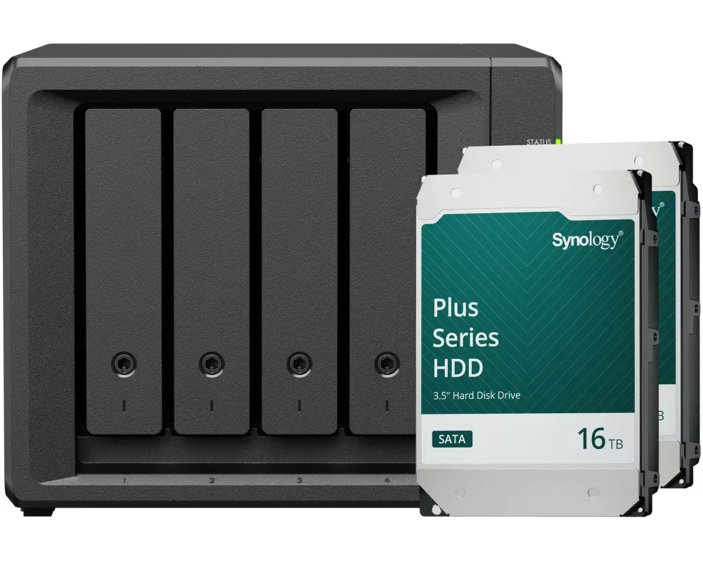 Synology NAS DiskStation DS425+ 4-bay HDD 32 TB