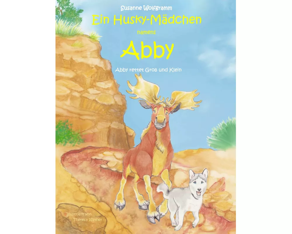 Ein Husky-Mädchen namens Abby
