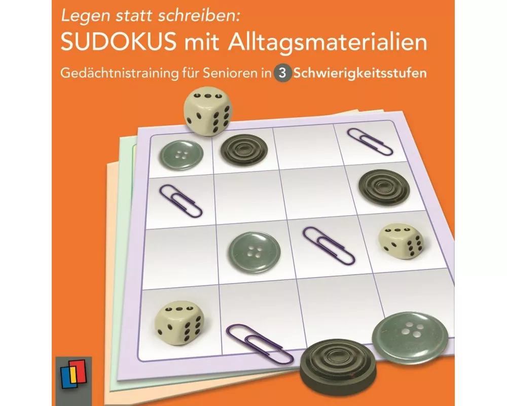 Legen statt schreiben: Sudokus mit Alltagsmaterialien