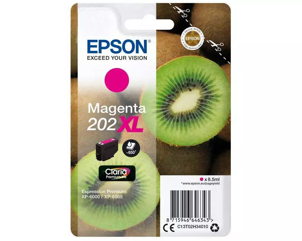 Epson Tinte 202 XL / C13T02H34010 Magenta
