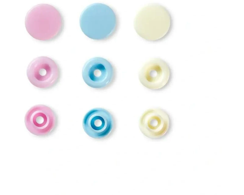 Prym Druckknöpfe Color Snaps Mehrfarbig, 12.4 mm, 30 Stück