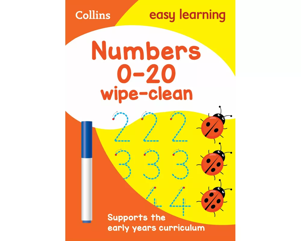Numbers 0-20 Age 3-5 Wipe Clean Activity Book
