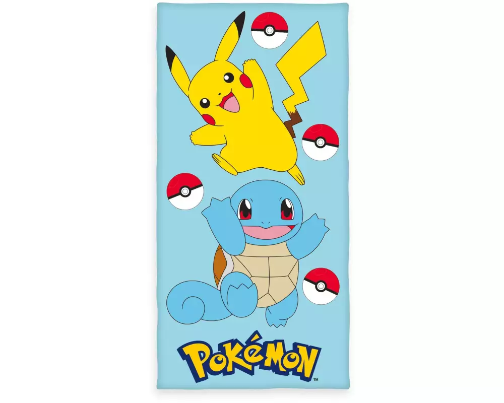 Herding Duschtuch Pokémon 75 x 150 cm, Mehrfarbig