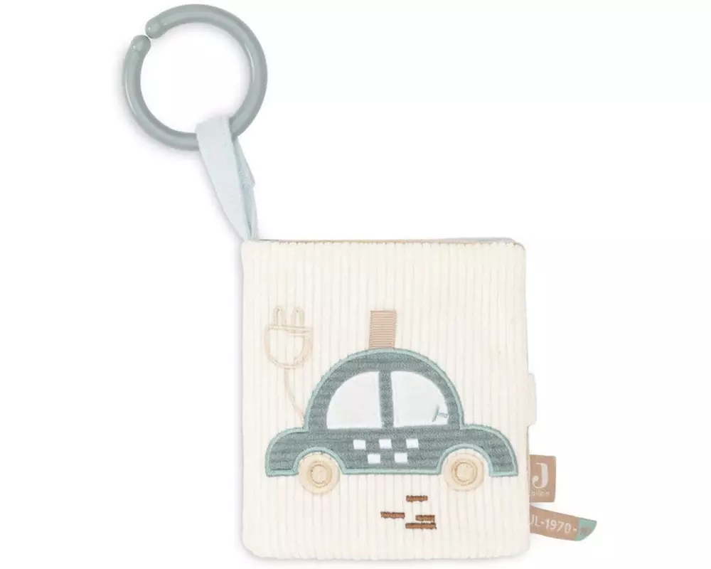 Jollein Stoffbuch On The Go Multicolor, 12 x 12 x 9 cm