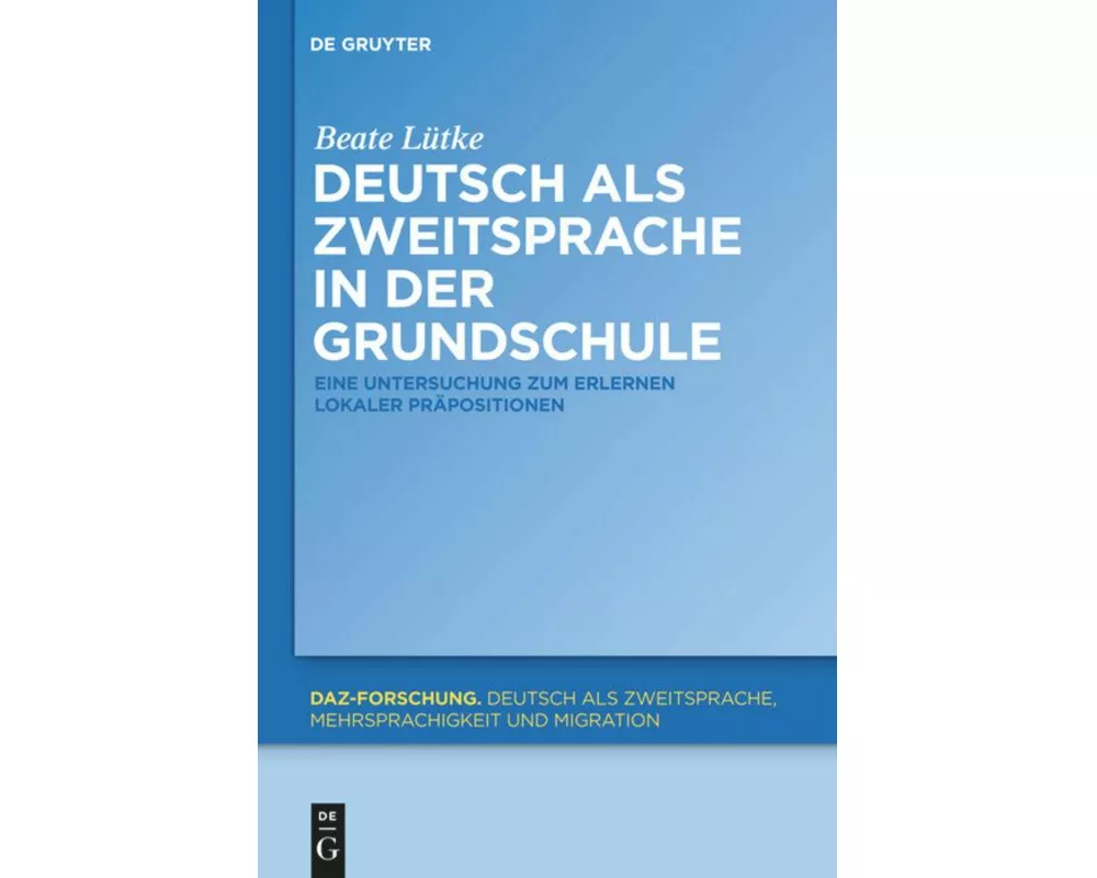 Deutsch als Zweitsprache in der Grundschule