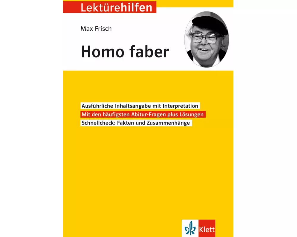 Lektürehilfen Max Frisch "Homo faber"